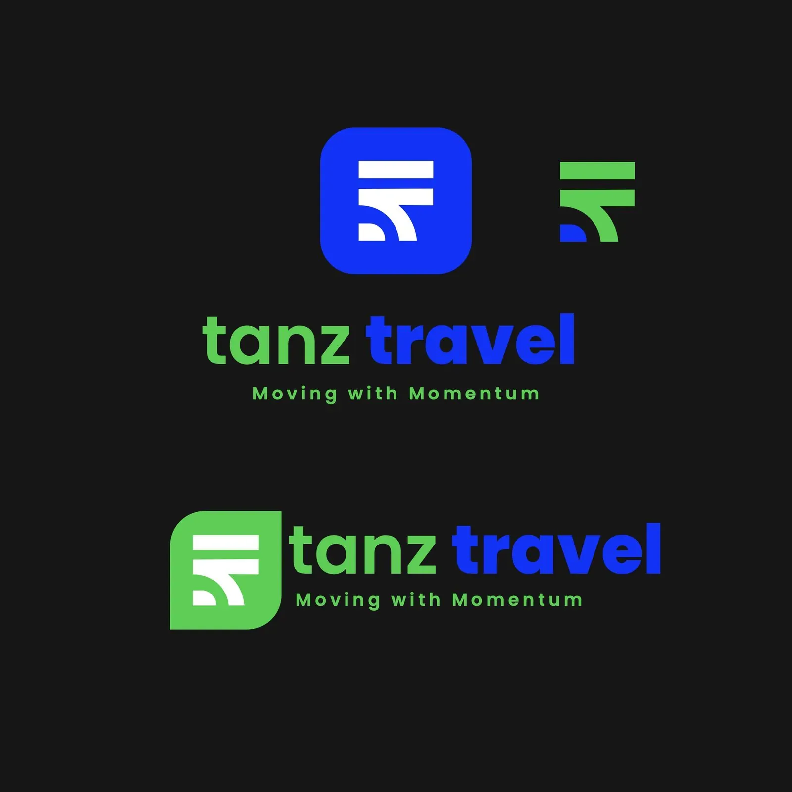 Tanz Travel brand identity, image 1