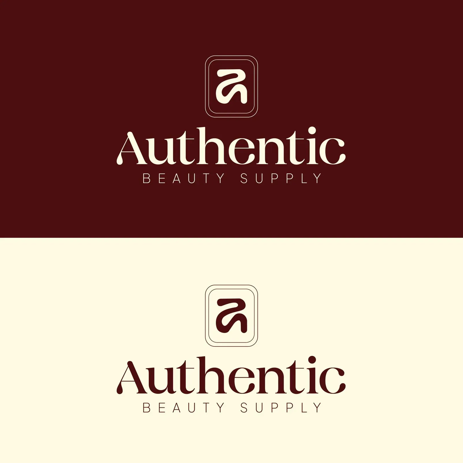 Authentic Beauty Supply brand identity, image 1