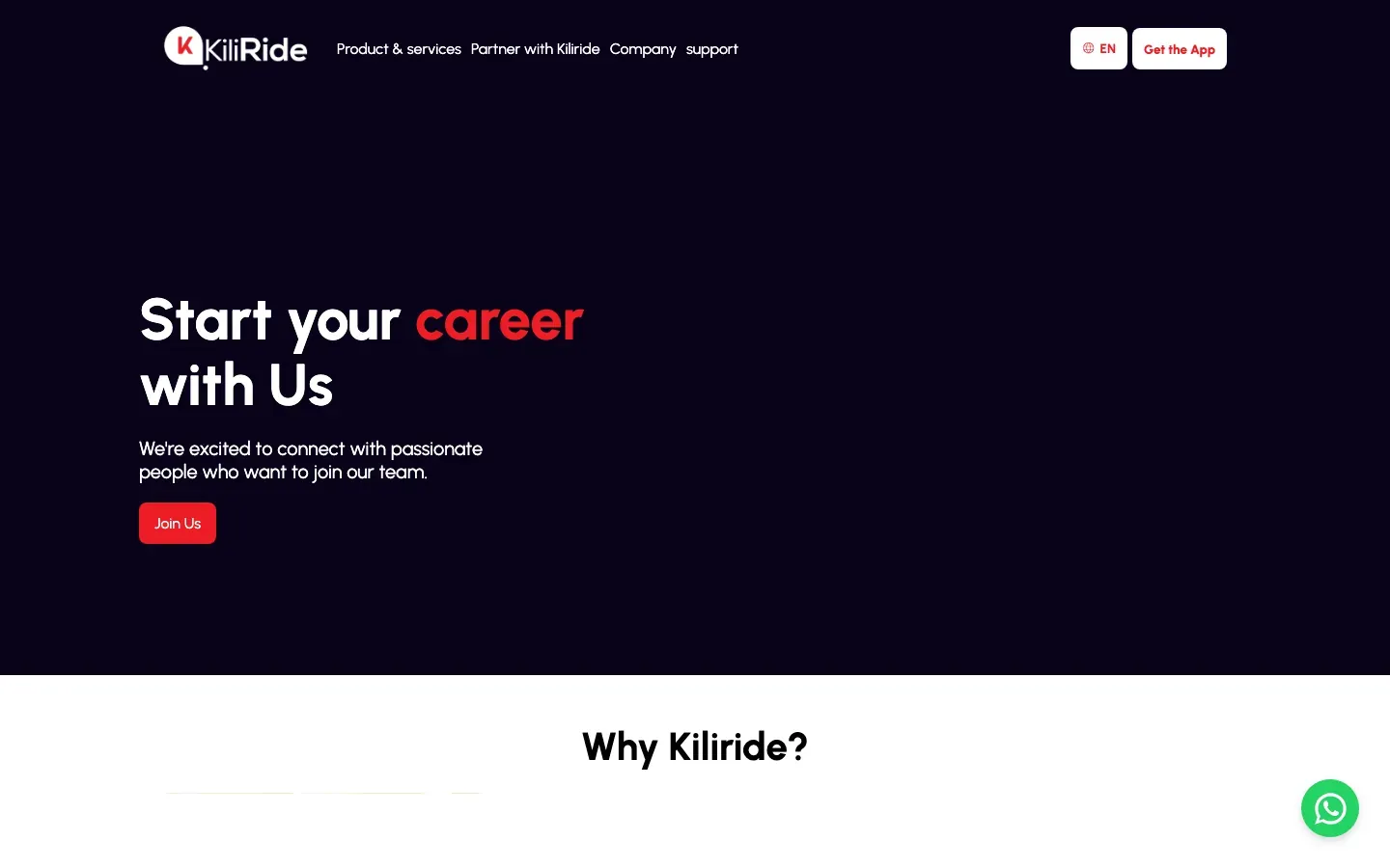 Careers page