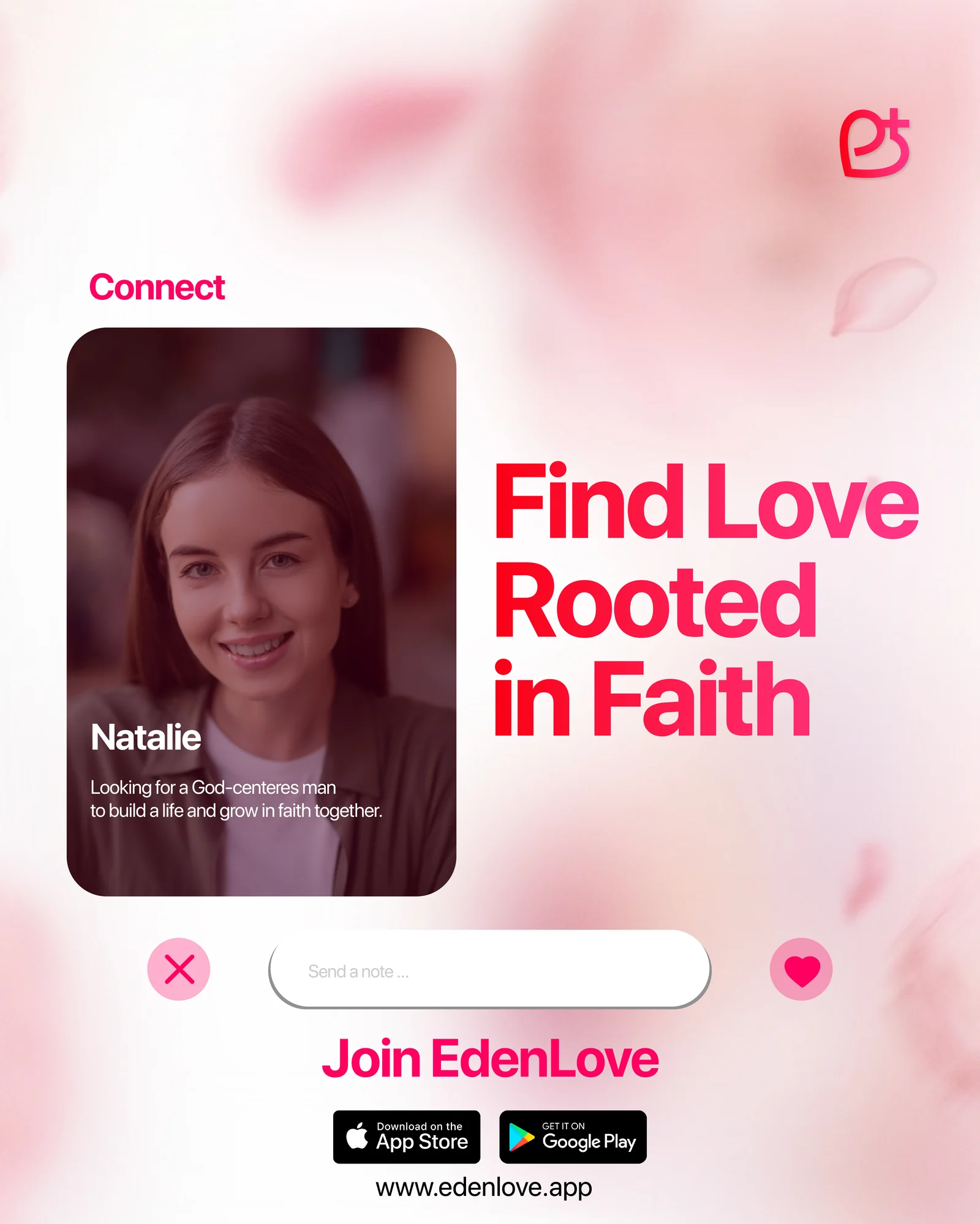 EdenLove social campaign artwork
