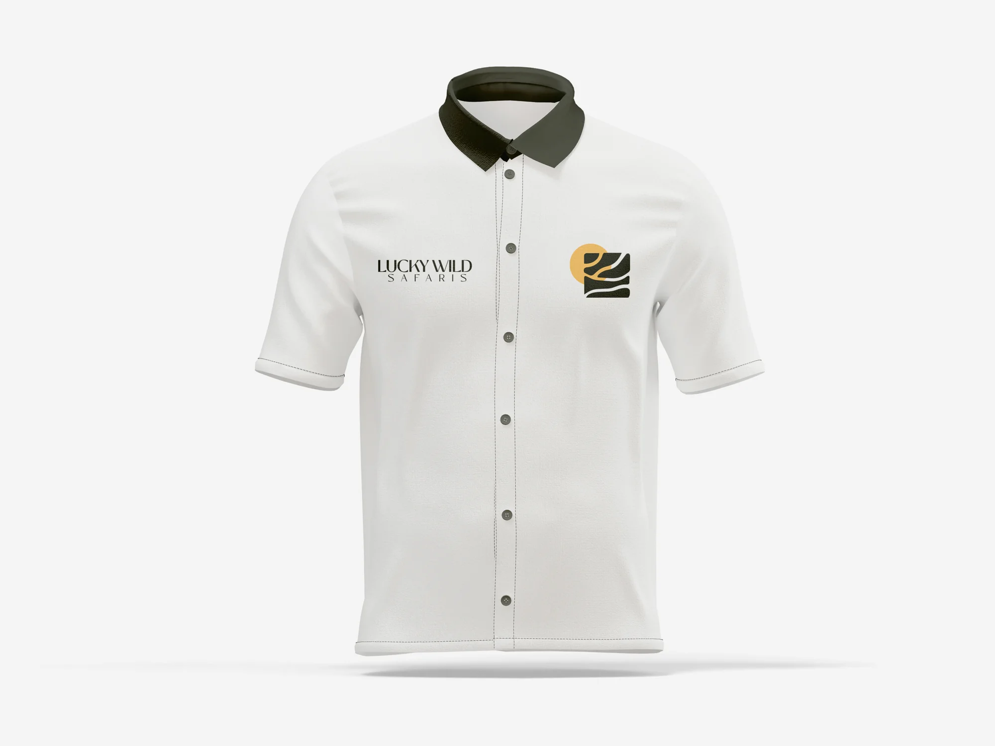 Lucky Wild Safaris shirt mockup