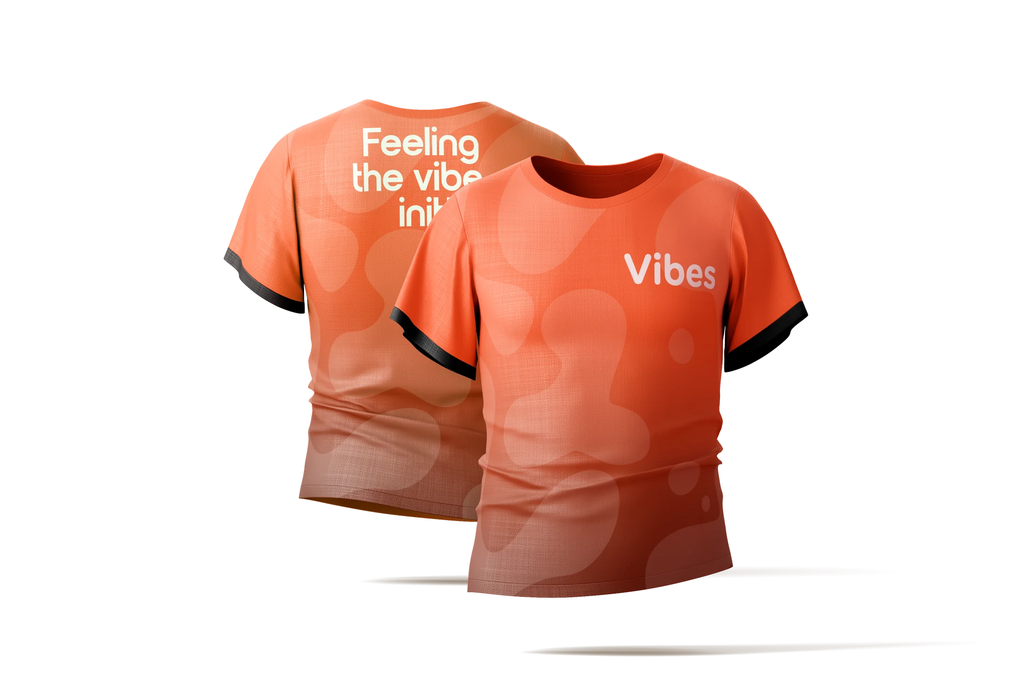 Vibes branded T-shirt mockup